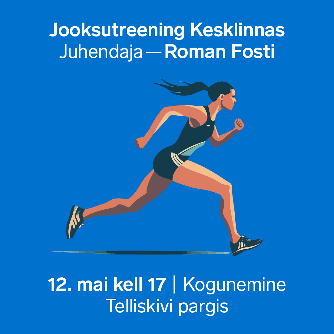 Jooksutreening Snelli pargis | 12.05 | kell 17