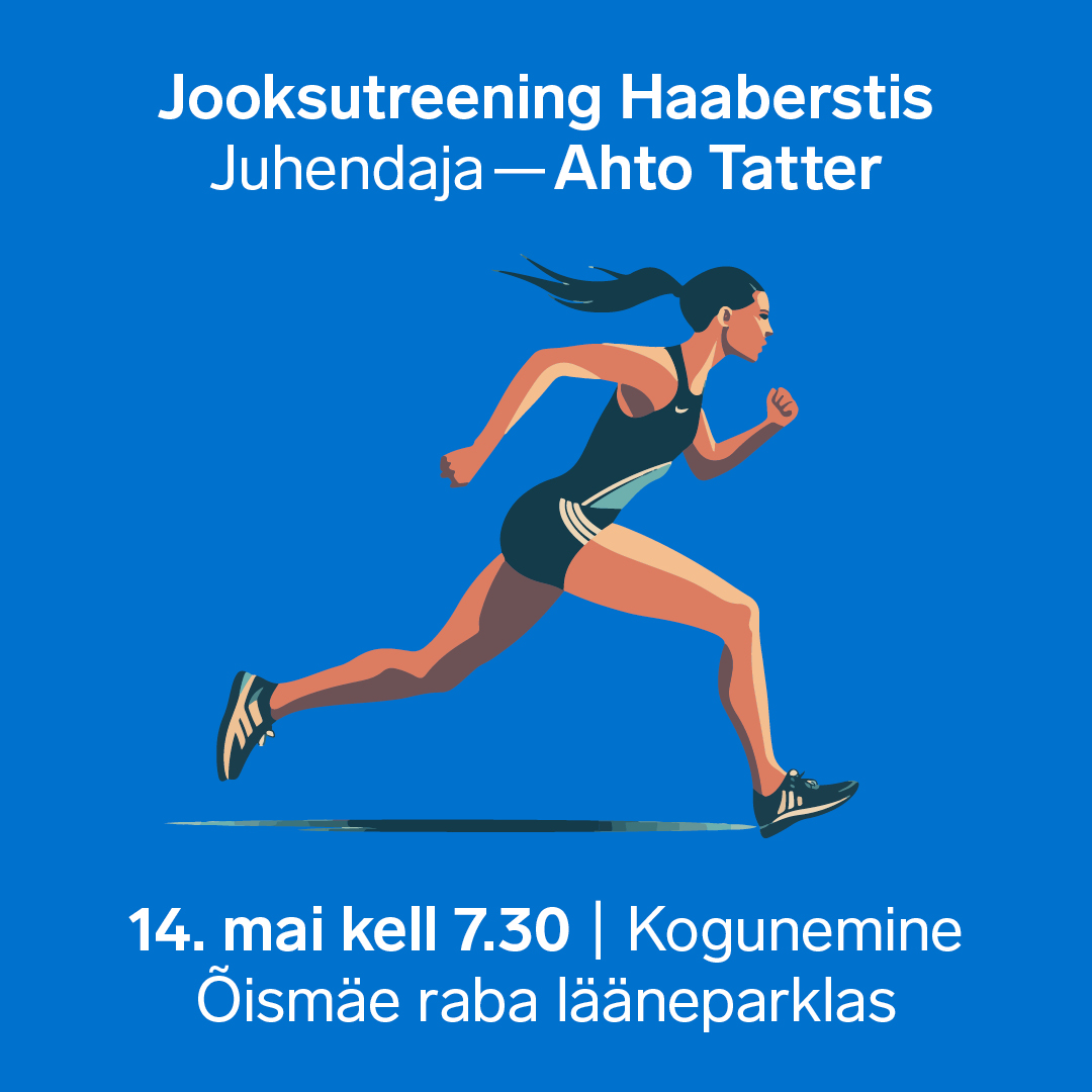 Jooksutreening Õismäe raba terviserajal | 14.05 | kell 7:30