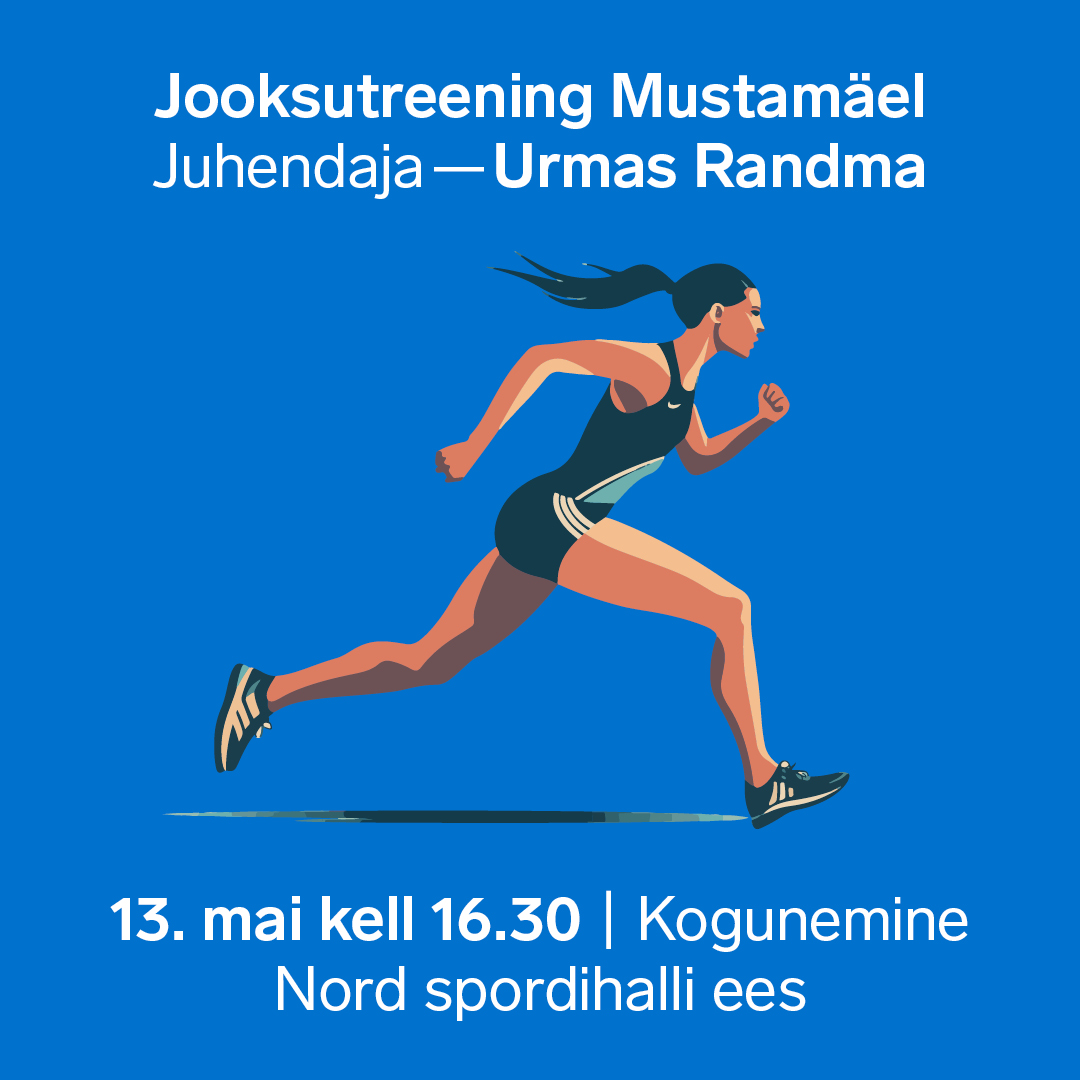 Jooksutreening Kadaka staadionil | 13.05 | kell 16:30
