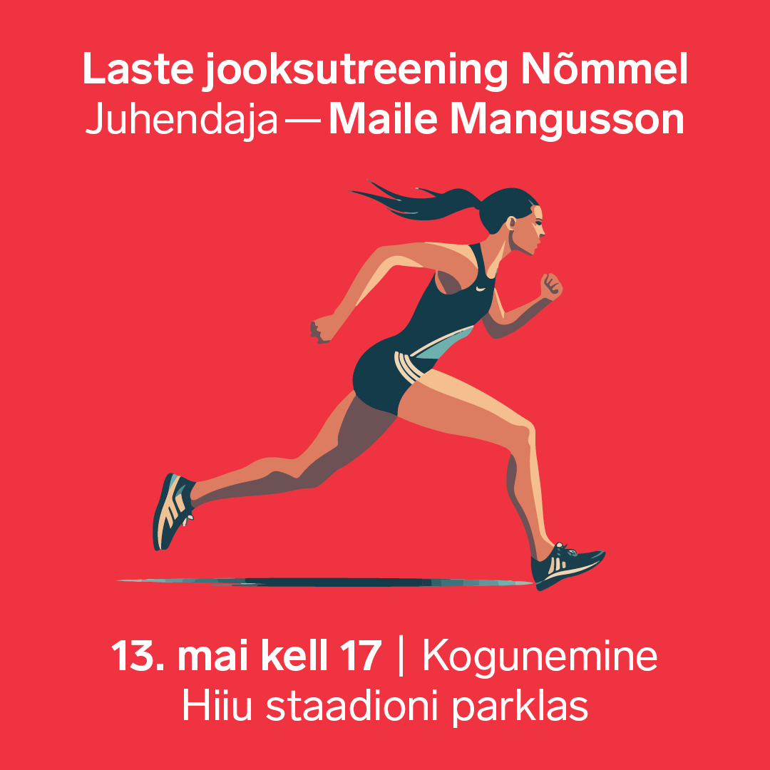 Laste jooksutreening Nõmmel | 13.05 | kell 17