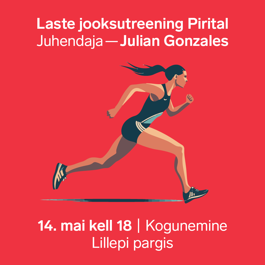 Laste jooksutreening Pirital | 14.05 | kell 18