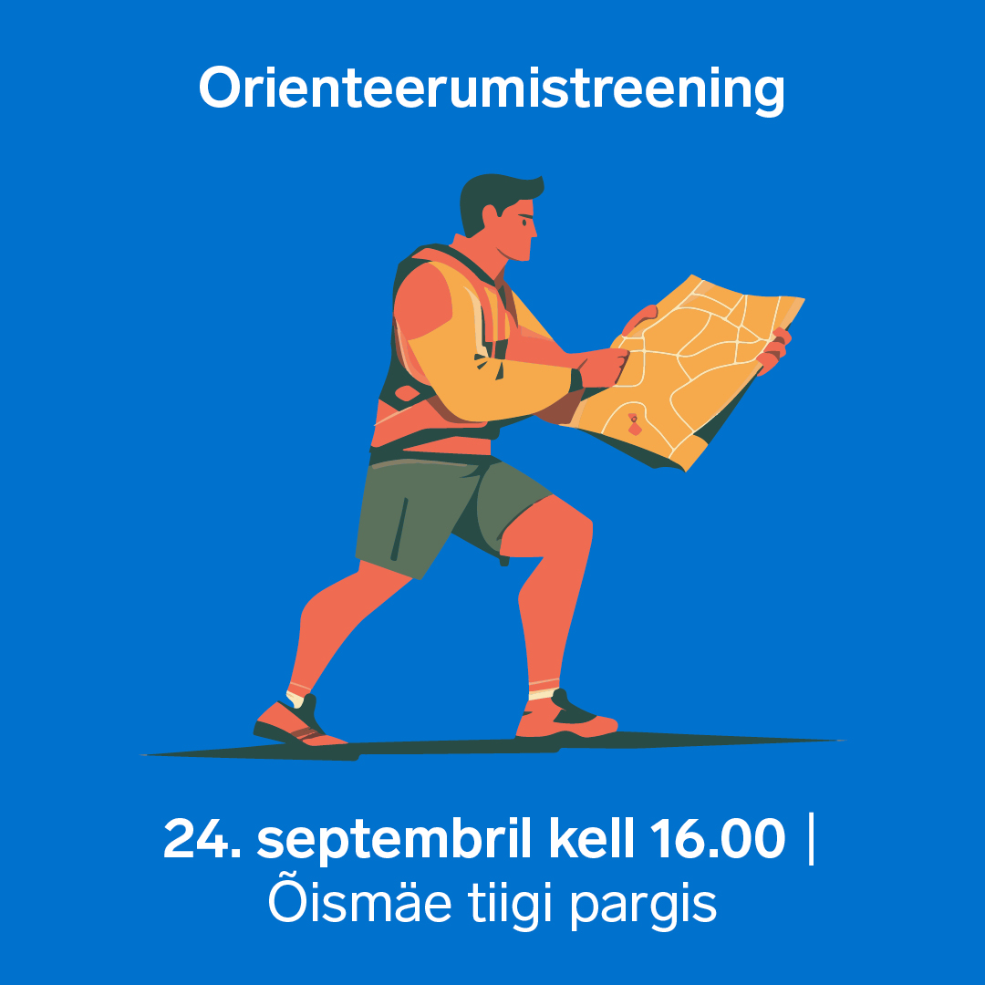 Orienteerumistreening Õismäe tiigi pargis | 24.09 | kell 16.00