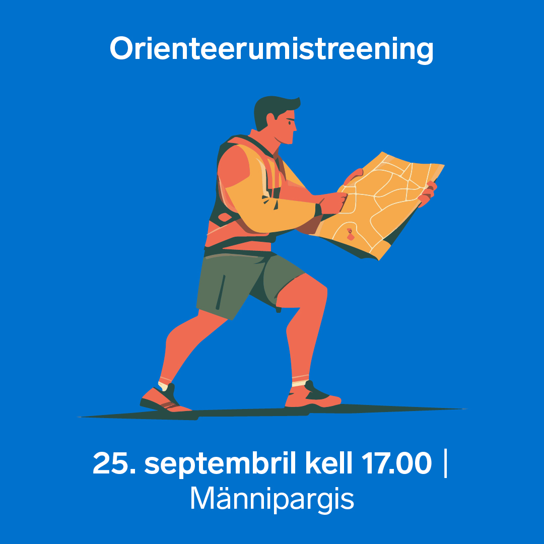 Orienteerumistreening Männipargis | 25.09 | kell 17.00